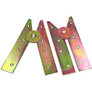 KOTARBAU Ladder Tape 2 Pieces Ladder Hinges 200 mm Yellow Galvanised Stepladder Tape Folding Ladder Tape Opening Without Hooks Ladder Hinges KOTARBAU Ladder Tape 2 Pieces Ladder Hinges 200 mm Yellow Galvanised Stepladder Tape Folding Ladder Tape Opening Without Hooks Ladder Hinges