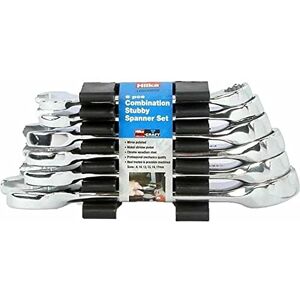 Hilka 16500602 6 PCE Combi Stubby Spanner Set Metric Hilka 16500602 6 PCE Combi Stubby Spanner Set Metric
