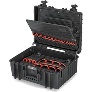 KNIPEX Tools Robust34 Case, Empty, 00 21 36 LE, Waterproof, Fit-to-Fly, Dustproof, Temperature-Resistant, 93 Inserting Options, Black KNIPEX Tools Robust34 Case, Empty, 00 21 36 LE, Waterproof, Fit-to-Fly, Dustproof, Temperature-Resistant, 93 Inserting Options, Black