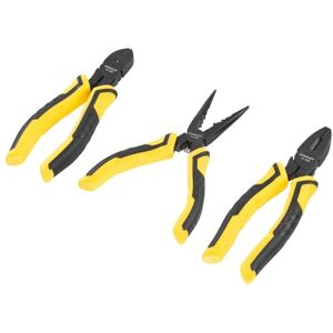 Stanley Tools STA075094 Control Grip Plier Set Yellow/Black (3-Piece) Stanley Tools STA075094 Control Grip Plier Set Yellow/Black (3-Piece)