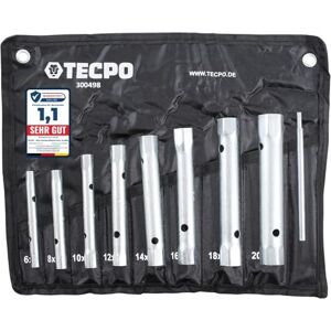 TECPO Pipe Socket Spanner Set Pipe Wrench Set Tool Wrench 6 x 7-20 x 22 mm 8-Piece TECPO Pipe Socket Spanner Set Pipe Wrench Set Tool Wrench 6 x 7-20 x 22 mm 8-Piece