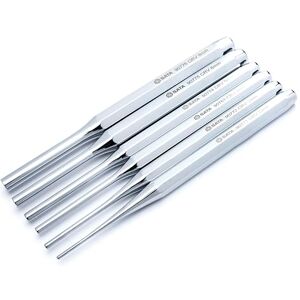 SATA ST09162SJ 6-Piece Professional Pin Punch Set with a Chromate Finish and Strong CR-V Steel Construction, Green SATA ST09162SJ 6-Piece Professional Pin Punch Set with a Chromate Finish and Strong CR-V Steel Construction, Green