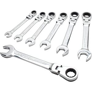DeWalt Combination Ratcheting Wrench Set, SAE/Standard Wrenches, Flex Head, 7-Piece (DWMT74195) DeWalt Combination Ratcheting Wrench Set, SAE/Standard Wrenches, Flex Head, 7-Piece (DWMT74195)