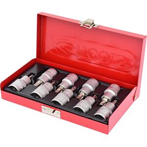 KS TOOLS 911.1385 T20-T60 1/2-inch TX Bit Socket Set (9 Pieces) KS TOOLS 911.1385 T20-T60 1/2-inch TX Bit Socket Set (9 Pieces)