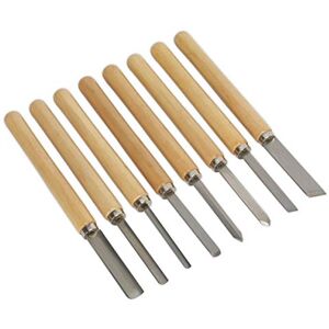 Sealey Ak60/8 Wood Turning Chisel Set 8Pc Sealey Ak60/8 Wood Turning Chisel Set 8Pc
