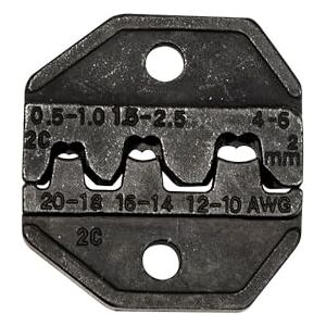 KLEIN TOOLS VDV205-036 Wire Crimper Die, Terminal, Open Barrel, AWG 10-20, Replacement Die, Non Insulated KLEIN TOOLS VDV205-036 Wire Crimper Die, Terminal, Open Barrel, AWG 10-20, Replacement Die, Non Insulated