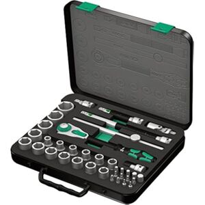 Wera 8100 SC 2 Zyklop Speed Ratchet, Sockets, Bits and Accessories Set, 1/2" Drive, 37PC, 05003645001 Wera 8100 SC 2 Zyklop Speed Ratchet, Sockets, Bits and Accessories Set, 1/2" Drive, 37PC, 05003645001