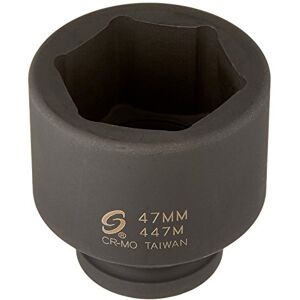 Sunex 447M 3/4" Drive Standard 6 Point Metric Impact Socket 47mm Sunex 447M 3/4" Drive Standard 6 Point Metric Impact Socket 47mm