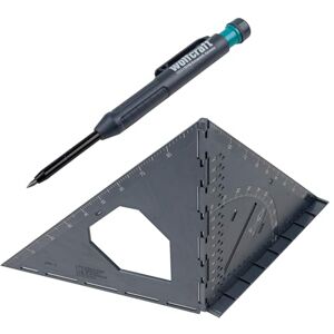 Wolfcraft Project Set for Measuring and Marking I 8659000 I set for measuring and marking on flat surfaces and three-dimensional workpieces Wolfcraft Project Set for Measuring and Marking I 8659000 I set for measuring and marking on flat surfaces and three-dimensional workpieces