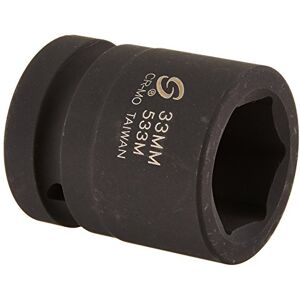 Sunex 533M 1-Inch Drive Standard 6 Point Metric Impact Socket, 33-Mm Sunex 533M 1-Inch Drive Standard 6 Point Metric Impact Socket, 33-Mm