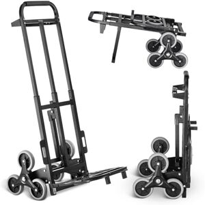 VEVOR Stair Climbing Cart, 460 lbs Capacity Stair Climber Hand Truck and Dolly, Heavy-Duty Folding Trolley Cart with Dual Handle, 6 Wheels & 2 Elastic Ropes for Home Office Shopping Moving Warehouse VEVOR Stair Climbing Cart, 460 lbs Capacity Stair Climber Hand Truck and Dolly, Heavy-Duty Folding Trolley Cart with Dual Handle, 6 Wheels & 2 Elastic Ropes for Home Office Shopping Moving Warehouse