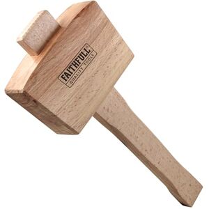 Faithfull Carpenters Beech Mallet 114mm (4.1/2in) – FSC® Certified Hardwood Joinery Mallet for Chisels, Woodworking, Assembly & Cabinet Making Faithfull Carpenters Beech Mallet 114mm (4.1/2in) – FSC® Certified Hardwood Joinery Mallet for Chisels, Woodworking, Assembly & Cabinet Making