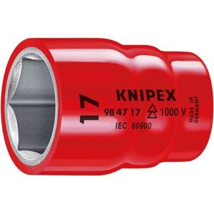 KNIPEX Hexagon Socket for hexagonal screws with internal square 1/2" 55 mm 98 47 13 KNIPEX Hexagon Socket for hexagonal screws with internal square 1/2" 55 mm 98 47 13