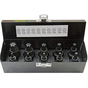 Bergen US PRO INDUSTRIAL 10pc 1/2" Dr Impact Torx Bit Socket Set T20 T70 2087 Bergen US PRO INDUSTRIAL 10pc 1/2" Dr Impact Torx Bit Socket Set T20 T70 2087