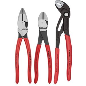 KNIPEX Tools 9K 00 80 157 US 3 Pc Pro Pliers Set KNIPEX Tools 9K 00 80 157 US 3 Pc Pro Pliers Set