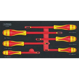 KS TOOLS 713.6016 Ultimate 6 Module Insulated Screwdriver 1000 V Slot/Pozi KS TOOLS 713.6016 Ultimate 6 Module Insulated Screwdriver 1000 V Slot/Pozi