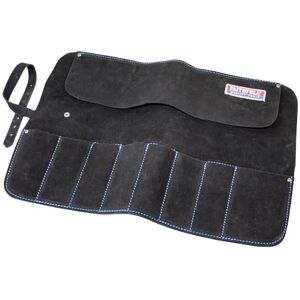 Faithfull Suede Leather Chisel Roll 8 Pocket, Water Resistant & Compact Tool Organizer Black Faithfull Suede Leather Chisel Roll 8 Pocket, Water Resistant & Compact Tool Organizer Black