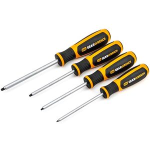 GEARWRENCH 4 Pc. Square Dual Material Screwdriver Set 80065H GEARWRENCH 4 Pc. Square Dual Material Screwdriver Set 80065H