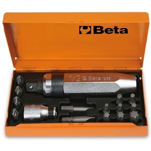 Beta 12950108 Model 1295 /C14 Impact Screwdriver with 14 Insets and 1 Socket Holder, 1/2" Drive Beta 12950108 Model 1295 /C14 Impact Screwdriver with 14 Insets and 1 Socket Holder, 1/2" Drive