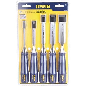 IRWIN Marples M444 Blue Chip Bevel Edge Chisel Set of 5, M444/S5 IRWIN Marples M444 Blue Chip Bevel Edge Chisel Set of 5, M444/S5