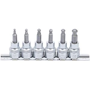 BGS 5109 Bit Socket Set 10 mm (3/8") Drive internal Hexagon with Ball Head 3 8 mm 6 pcs. BGS 5109 Bit Socket Set 10 mm (3/8") Drive internal Hexagon with Ball Head 3 8 mm 6 pcs.
