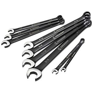 Crescent 9 Pc. X10 12 Point Long Pattern Combination SAE Wrench Set CCWS9BS Crescent 9 Pc. X10 12 Point Long Pattern Combination SAE Wrench Set CCWS9BS