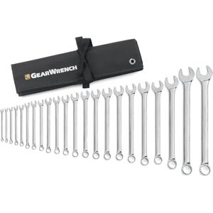 GEARWRENCH 81916 12 Pt. Long Pattern Combination Wrench Set, 22 Pc, Silver GEARWRENCH 81916 12 Pt. Long Pattern Combination Wrench Set, 22 Pc, Silver