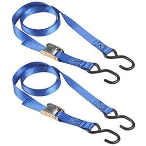 Master Lock 4368EURDAT Certified Strap with Buckle and S Hook, Blue, 2m x 25mm Straps, Pack of 2 Master Lock 4368EURDAT Certified Strap with Buckle and S Hook, Blue, 2m x 25mm Straps, Pack of 2