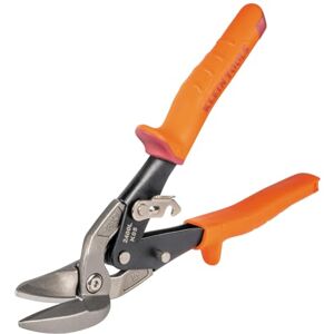 KLEIN TOOLS 2400L Left-Cutting Offset Snips, Aviation Tin Snips with Forged Blade for Precision Sheet Metal Cutting KLEIN TOOLS 2400L Left-Cutting Offset Snips, Aviation Tin Snips with Forged Blade for Precision Sheet Metal Cutting