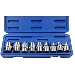 US PRO 9pc 1/2" Dr Star E Torx Socket Set E10 E24 1390 US PRO 9pc 1/2" Dr Star E Torx Socket Set E10 E24 1390