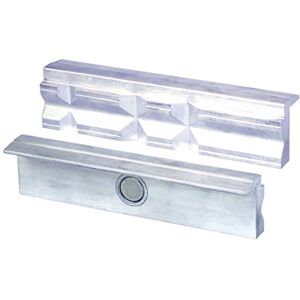 HEUER 109160 Vice Jaws/Protective Jaws, Right-angled, Plane-parallel, Integrated Special Magnets, Fits 160 mm Vice, Material: Aluminium. HEUER 109160 Vice Jaws/Protective Jaws, Right-angled, Plane-parallel, Integrated Special Magnets, Fits 160 mm Vice, Material: Aluminium.