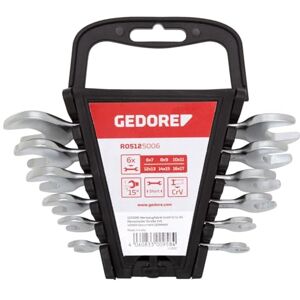 Gedore Red Double open-end spanner set, 12-pc. Set, AF 6-32 mm, Metric, Short, Spanner set, R05125012 Gedore Red Double open-end spanner set, 12-pc. Set, AF 6-32 mm, Metric, Short, Spanner set, R05125012