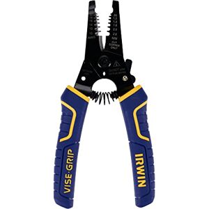 IRWIN 2078316 Vise-Grip Wire Stripping Tool/Wire Cutter, Yellow grey blue black, 6-Inch IRWIN 2078316 Vise-Grip Wire Stripping Tool/Wire Cutter, Yellow grey blue black, 6-Inch