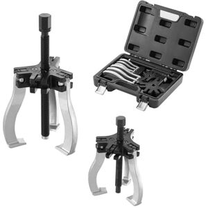 VEVOR Gear Puller Set, 3" and 7" Puller Kit, 3 Jaw Gear Bearing Flywheel Pulley Removal Tool, 2 or 3 Reversible Jaws Wheel Puller, Vertically and Horizontally, External and Internal, 2-Piece VEVOR Gear Puller Set, 3" and 7" Puller Kit, 3 Jaw Gear Bearing Flywheel Pulley Removal Tool, 2 or 3 Reversible Jaws Wheel Puller, Vertically and Horizontally, External and Internal, 2-Piece