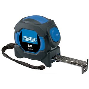 Draper 04771 Auto Lock Measuring Tape, 8m/26ft, 25mm, Blue and Black, One Size Draper 04771 Auto Lock Measuring Tape, 8m/26ft, 25mm, Blue and Black, One Size