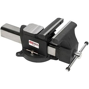 KS TOOLS 914.0148 Parallel Jaw Bench Vice, 200 mm, Cast Iron Table Vice with Steel Jaws, Versatile Swivel Base, Interchangeable Jaws, Distance up to 200 mm KS TOOLS 914.0148 Parallel Jaw Bench Vice, 200 mm, Cast Iron Table Vice with Steel Jaws, Versatile Swivel Base, Interchangeable Jaws, Distance up to 200 mm