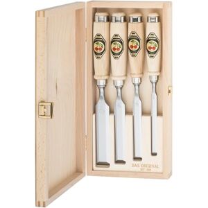 Kirschen 1141000 Number 1141 Firmer Chisel Set with Hornbeam Handles Multi-Colour (4-Piece) Kirschen 1141000 Number 1141 Firmer Chisel Set with Hornbeam Handles Multi-Colour (4-Piece)