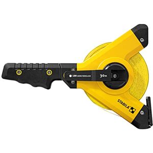 Stabila Frame Tape Measure LBM 1000 Fibreglass 30 m Fibreglass Measuring Tape with Metric Scale and Kink Protection, Universal Hook, Shatterproof Frame, MID Accuracy Stabila Frame Tape Measure LBM 1000 Fibreglass 30 m Fibreglass Measuring Tape with Metric Scale and Kink Protection, Universal Hook, Shatterproof Frame, MID Accuracy