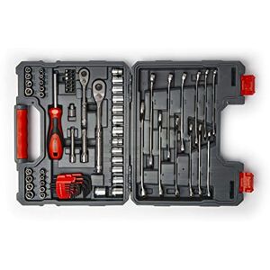 Crescent 70 Pc 1/4" & 3/8" Drive 6 & 12 Point Standard SAE/Metric Mechanics Tool Set CTK70C Crescent 70 Pc 1/4" & 3/8" Drive 6 & 12 Point Standard SAE/Metric Mechanics Tool Set CTK70C