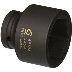 Sunex 445M 3/4" Drive Standard 6 Point Metric Impact Socket 45mm Sunex 445M 3/4" Drive Standard 6 Point Metric Impact Socket 45mm