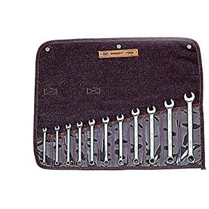 Wright Tool 950 Full Polish Metric 12 Point Combination Wrench Set 7mm 19mm (11-Piece), Silver Wright Tool 950 Full Polish Metric 12 Point Combination Wrench Set 7mm 19mm (11-Piece), Silver