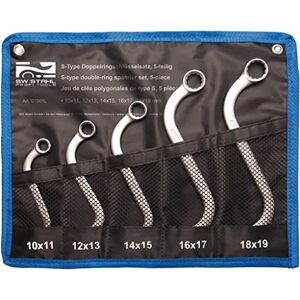 SW-Stahl S-Type Key Set SW-Steel 5 Teilig 10 19 mm, 01905L SW-Stahl S-Type Key Set SW-Steel 5 Teilig 10 19 mm, 01905L