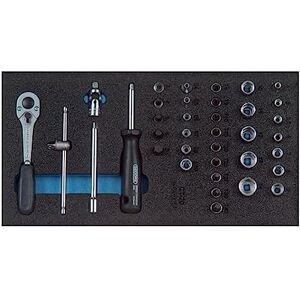 GEDORE 1500CT1-20 1/3 mm Check-Tool-Module Socket with 1/4 mm Wrench Bit Silver GEDORE 1500CT1-20 1/3 mm Check-Tool-Module Socket with 1/4 mm Wrench Bit Silver