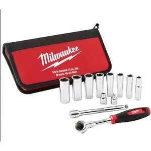 Milwaukee 48229001 Tradesman 3/8in Ratchet Set - Tools Milwaukee 48229001 Tradesman 3/8in Ratchet Set - Tools