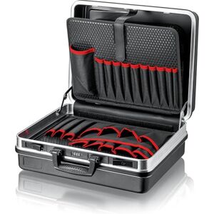 KNIPEX Tool Case Basic, Empty, 41 Inserting Options, 27 L Volume, 465 x 200 x 410 mm, Empty Tool Box, Tool Case, 00 21 05 LE KNIPEX Tool Case Basic, Empty, 41 Inserting Options, 27 L Volume, 465 x 200 x 410 mm, Empty Tool Box, Tool Case, 00 21 05 LE