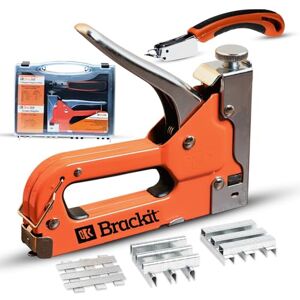 brackit Bracket 5-in-1 Heavy Duty Staple Gun with 2400 Staples & Stapler Remover – Upholstery Staple Gun Heavy Duty for Wood Crown U & T Shape Brad Nail Staple Gun – Wall Stapler – Ideal for DIY brackit Bracket 5-in-1 Heavy Duty Staple Gun with 2400 Staples & Stapler Remover – Upholstery Staple Gun Heavy Duty for Wood Crown U & T Shape Brad Nail Staple Gun – Wall Stapler – Ideal for DIY