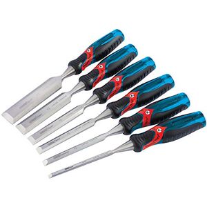 Draper 70419 Soft Grip Pound Thru Bevel Edge Wood Chisel Set (6 Piece) Draper 70419 Soft Grip Pound Thru Bevel Edge Wood Chisel Set (6 Piece)