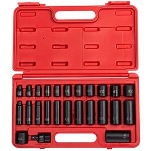Sunex Tools 3325 3/8-Inch Drive SAE Master Impact Socket Set., Standard/Deep, 6-Point, Cr-Mo, 5/16-Inch 1-Inch, 25-Piece Sunex Tools 3325 3/8-Inch Drive SAE Master Impact Socket Set., Standard/Deep, 6-Point, Cr-Mo, 5/16-Inch 1-Inch, 25-Piece
