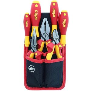 Wiha 32985 7 Piece Insulated Industrial Pliers/Cutters/Drivers Belt Set Wiha 32985 7 Piece Insulated Industrial Pliers/Cutters/Drivers Belt Set