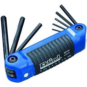 Eklind 25181 Ergo-Fold Fold-up Hex Key allen wrench 8pc set Metric MM sizes 2-8 Eklind 25181 Ergo-Fold Fold-up Hex Key allen wrench 8pc set Metric MM sizes 2-8